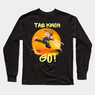 Tae Kwon Go! Kids Martial Arts Long Sleeve T-Shirt